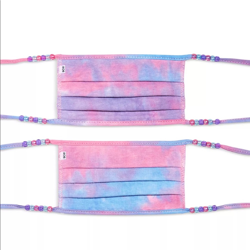 NWT Stoney clover lane tie dye face masks 2 pack